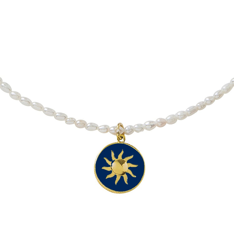 Cosmic Love Pearl Necklace