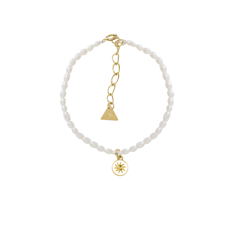 Cosmic Tiny Love Pearl Bracelet