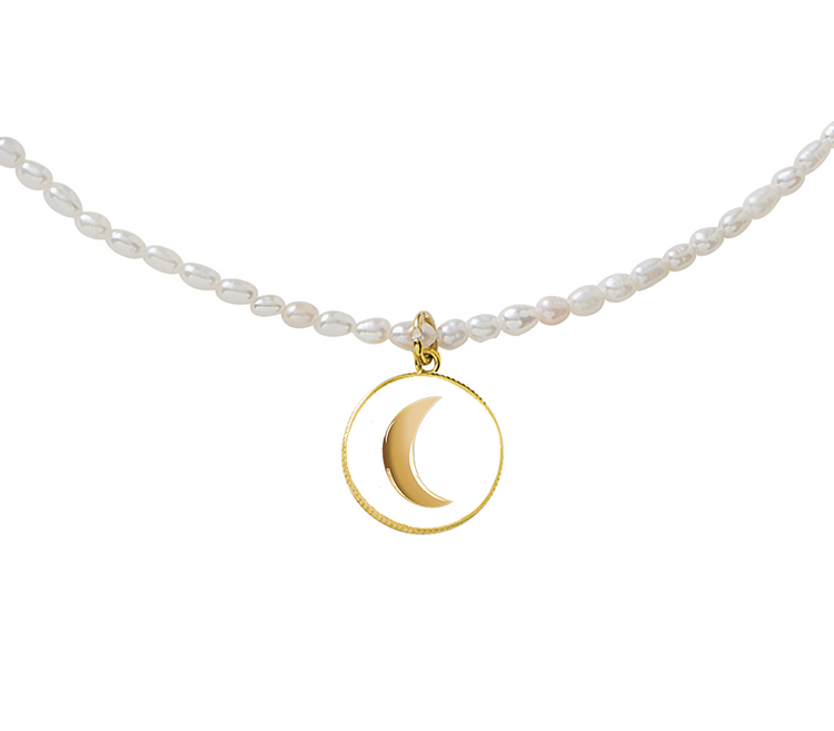 Cosmic Love Pearl Necklace