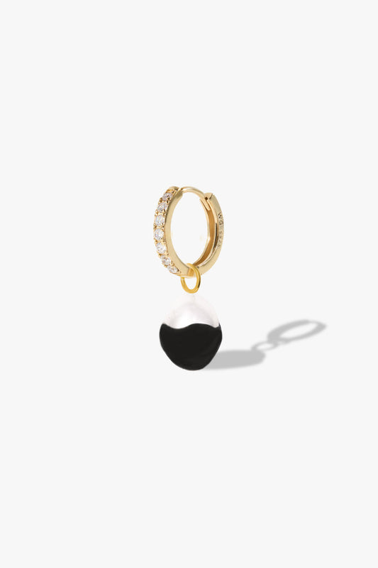 Dress Up Pearl Crystal Hoop